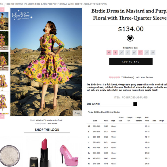 Birdie - 50's Swing Dress - Picture 4 of 5